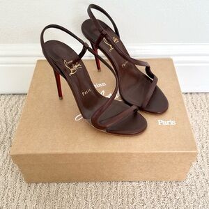 Christian Louboutin Rosalie Dark Brown 37